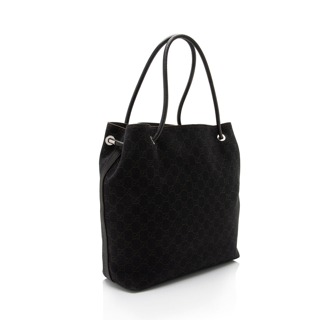 Gucci GG Denim Gifford Medium Tote (SHF-Z5HiOr)
