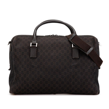 Gucci GG Denim Travel Bag (SHG-DNQbci)