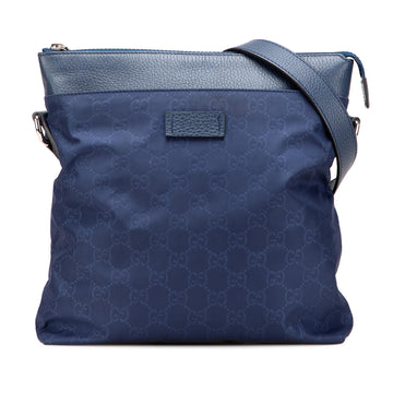Gucci GG Nylon Flat Messenger Bag
