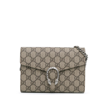 Gucci GG Supreme Dionysus Chain Wallet (SHG-daa2IZ)