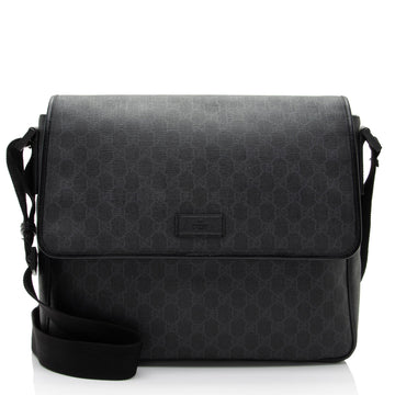 Gucci GG Supreme Flap Medium Messenger (SHF-IA2QeH)