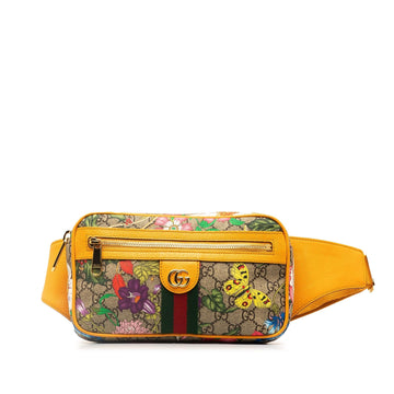 Gucci GG Supreme Flora Ophidia Belt Bag (SHG-UVSEwH)
