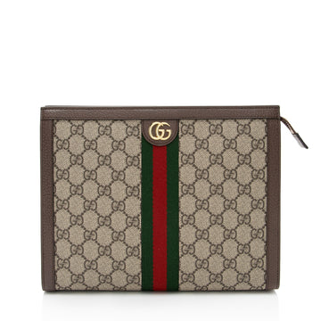 Gucci GG Supreme Ophidia Pouch (SHF-RFZPp0)