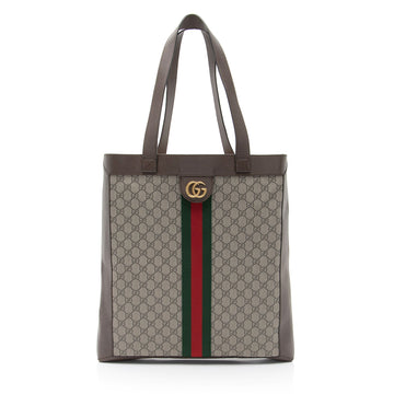 Gucci GG Supreme Ophidia Soft Vertical Large Tote (SHF-kLX3uK)