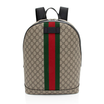 Gucci GG Supreme Web Backpack (SHF-tXMzwM)