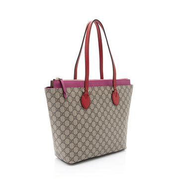 Gucci GG Supreme Zip Tote