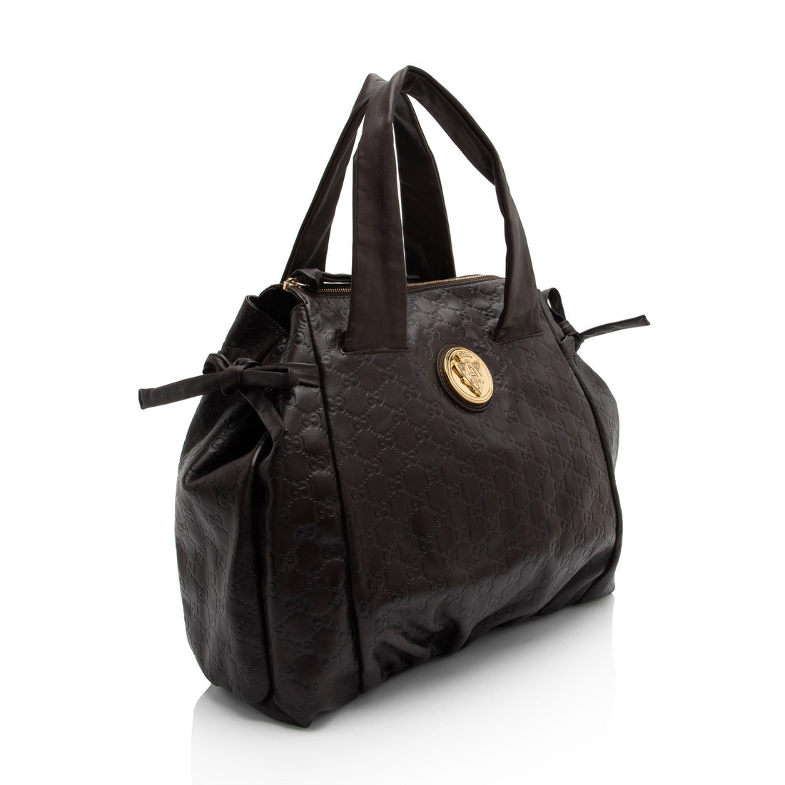 Gucci Guccissima Leather Hysteria Tote (SHF-U9A7KY)