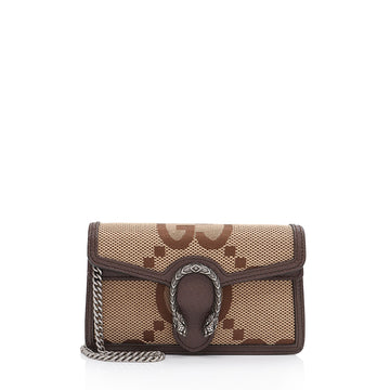 Gucci Jumbo GG Canvas Dionysus Super Mini Bag (SHF-YLTVkU)