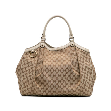 Gucci Large GG Canvas Sukey Tote