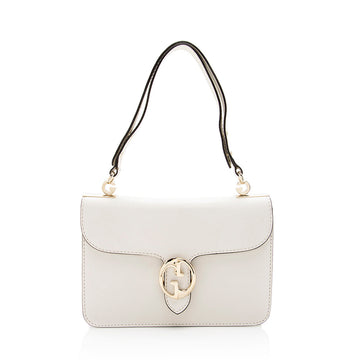 Gucci Leather 1973 Flap Medium Shoulder Bag (SHF-19273)