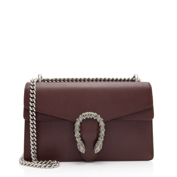 Gucci Leather Crystal Dionysus Small Shoulder Bag (SHF-wPeuFt)