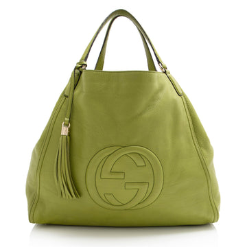 Gucci Leather Soho Large Tote (SHF-sq29o5)