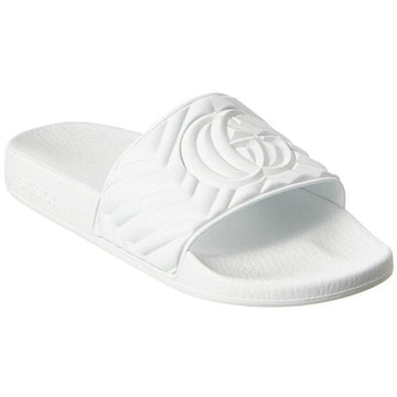 GUCCI CS MATELASSÉ SLIDE SANDAL