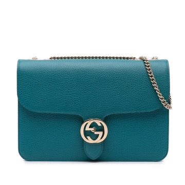 Gucci Medium Dollar Calfskin Interlocking G Crossbody