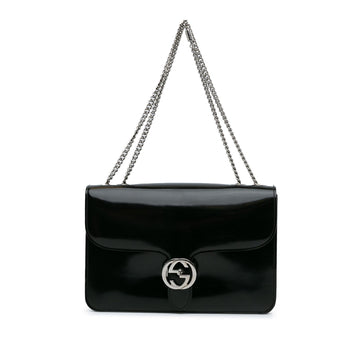 Gucci Medium Patent Dollar Interlocking G Crossbody (SHG-1j0vxX)