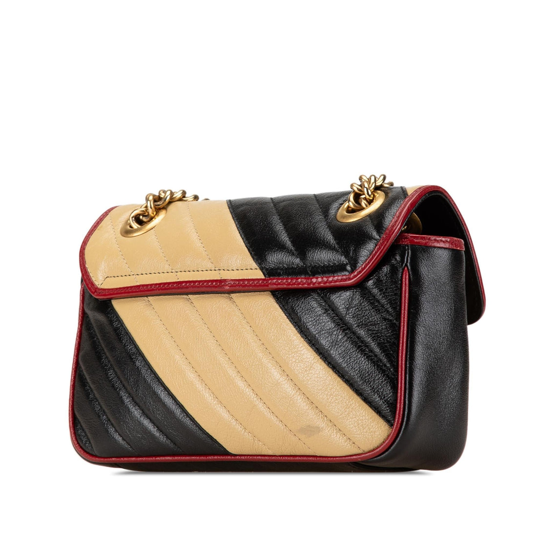 Gucci Mini GG Marmont Matelasse Leather Torchon Flap Crossbody