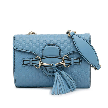 Gucci Mini Microguccissima Emily Crossbody Bag (SHG-d63GRv)