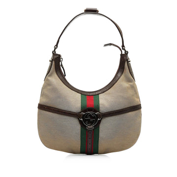 Gucci Reins Web Hobo (SHG-rDthGg)