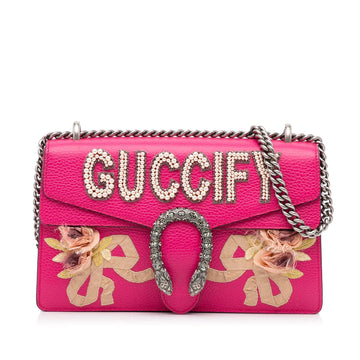 Gucci Small Guccify Dionysus Shoulder Bag (SHG-VSt27j)