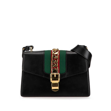 Gucci Small Leather Sylvie Satchel