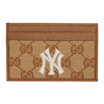 Gucci Yankees CS Canvas Card Case