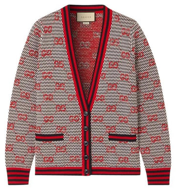 GUCCI CS INTARSIA CARDIGAN
