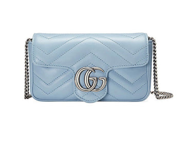 GUCCI CS MARMONT SUPER MINI QUILTED SHOULDER BAG