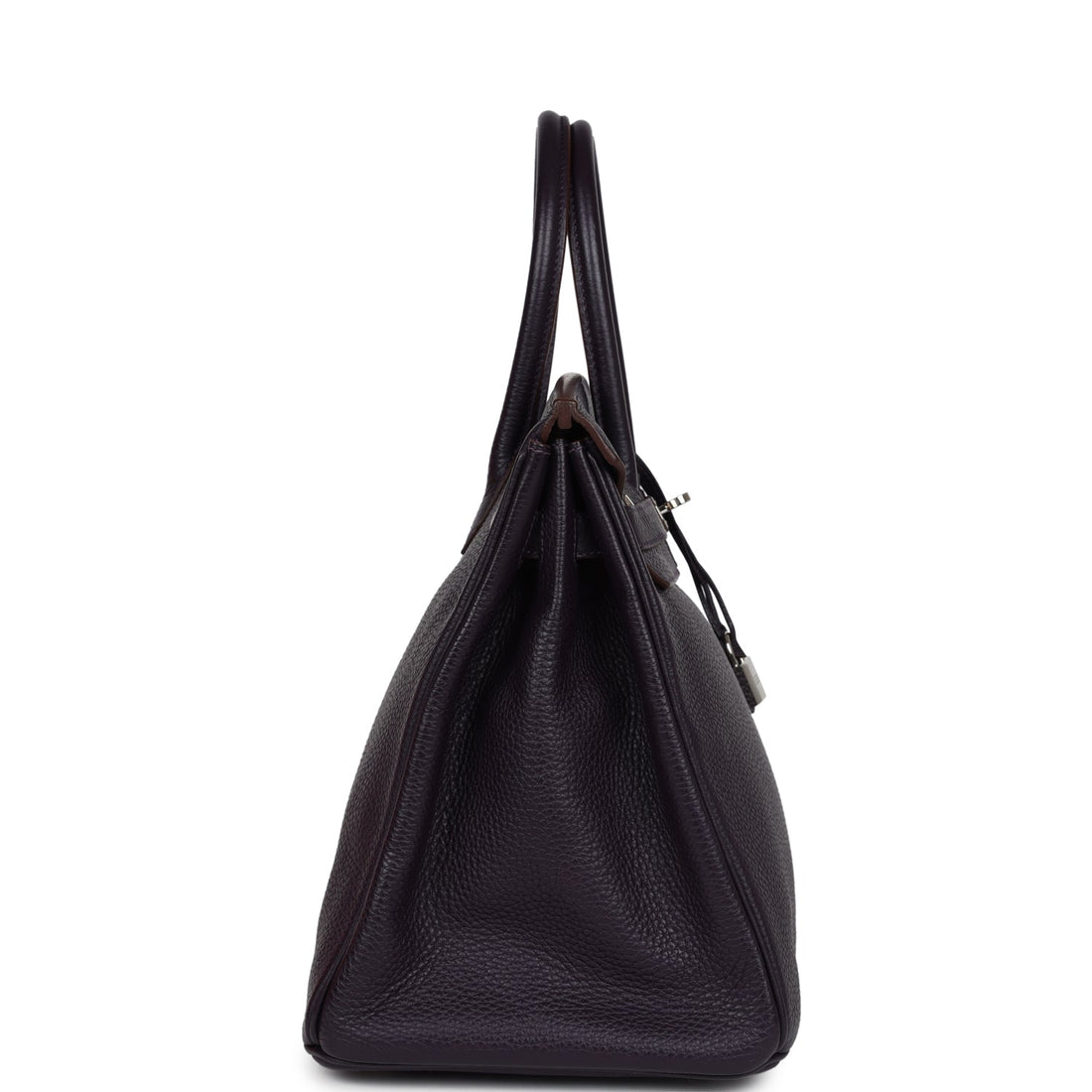 Hermes Birkin 35 Raisin Clemence Palladium Hardware