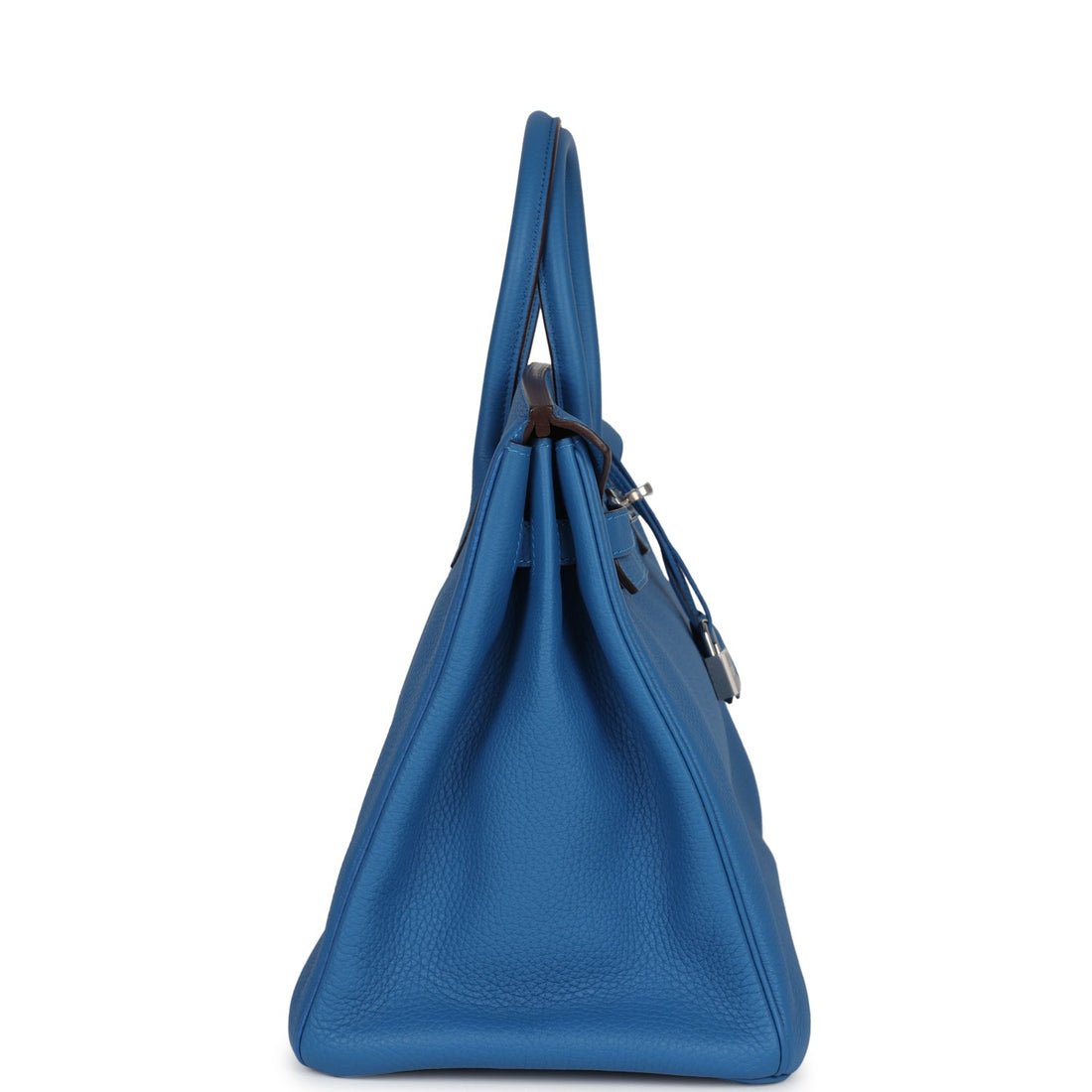 Hermes Birkin 35 Mykonos Clemence Palladium Hardware