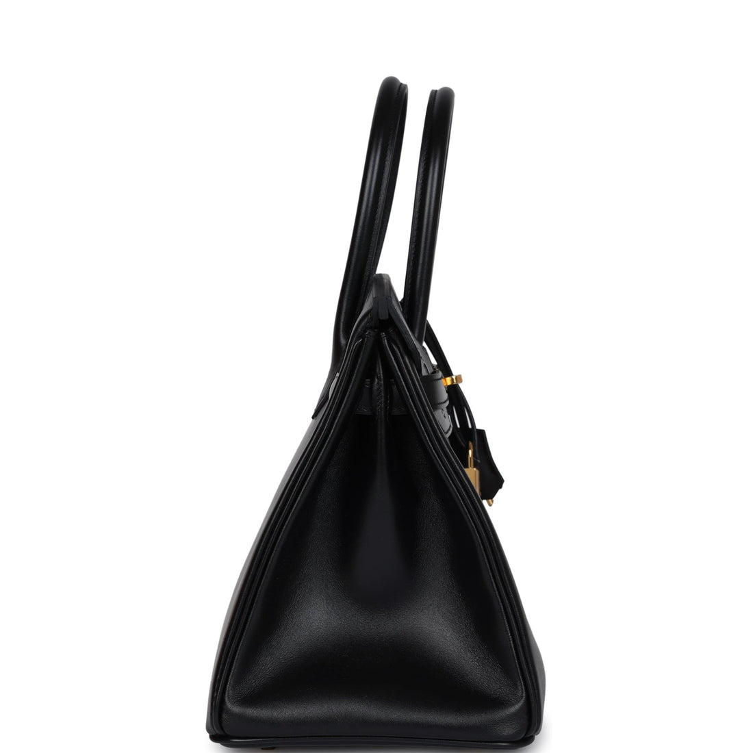 Hermes Birkin 30 Black Tadelakt Gold Hardware