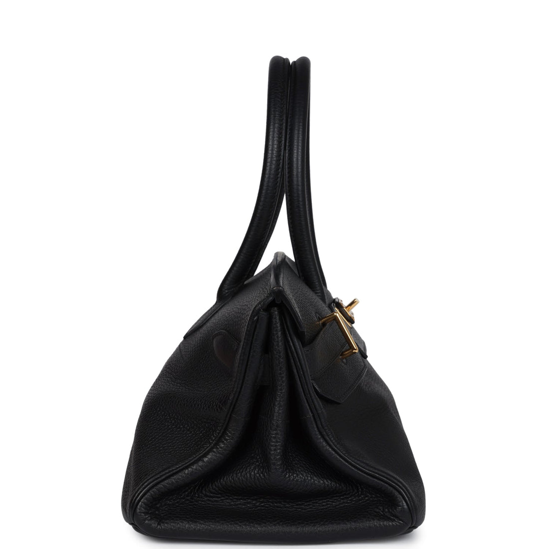 Hermes Shoulder Birkin 42 JPG Black Clemence Gold Hardware