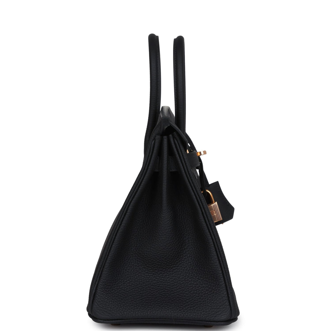 Hermes Birkin 25 Black Togo Rose Gold Hardware