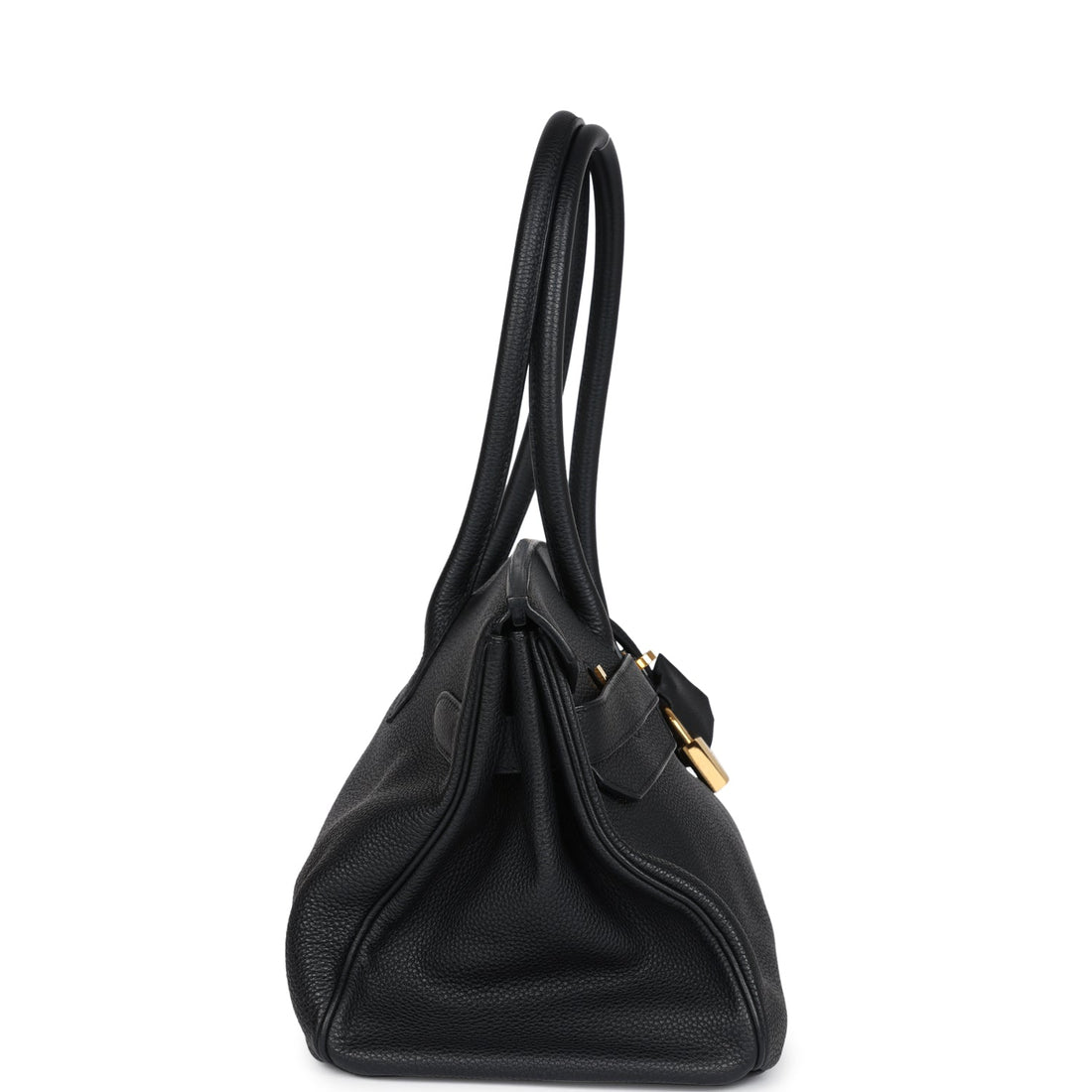Hermes Shoulder Birkin 42 JPG Black Clemence Gold Hardware