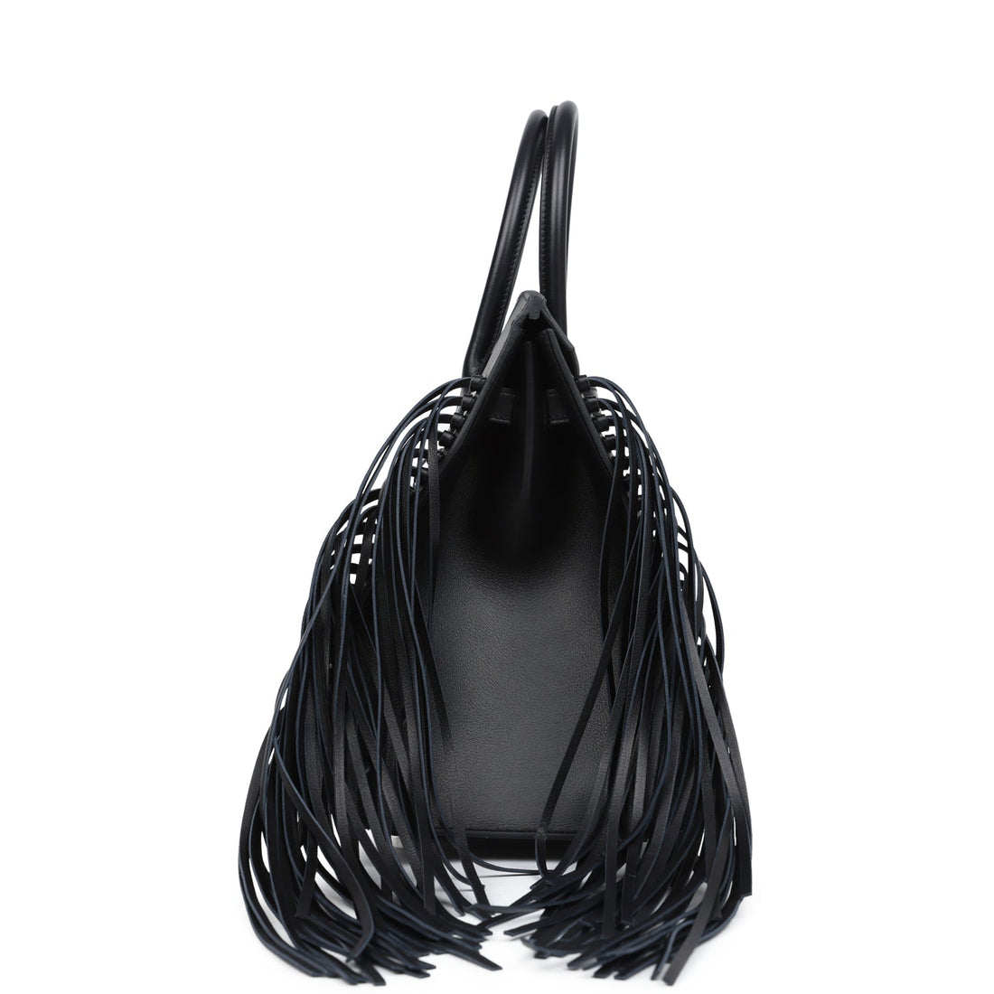 Hermes Birkin 35 Anate Black Evergrain Palladium Hardware