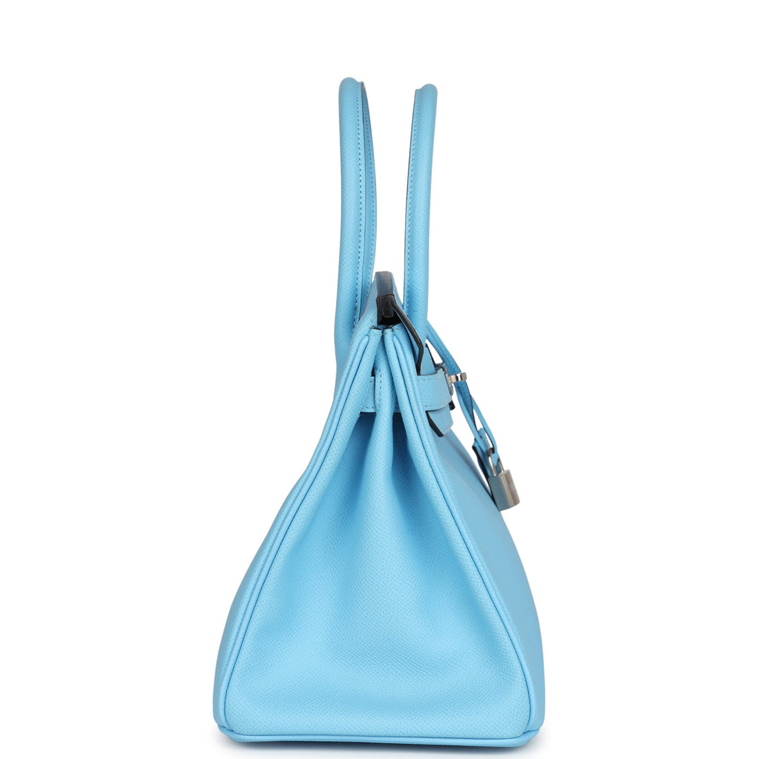 Hermes Birkin 30 Celeste Epsom Palladium Hardware