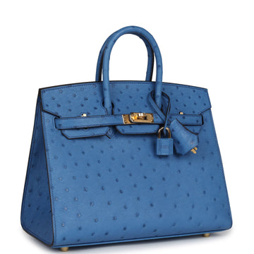 Hermes Birkin Sellier 25 Mykonos Ostrich Gold Hardware Payment 1