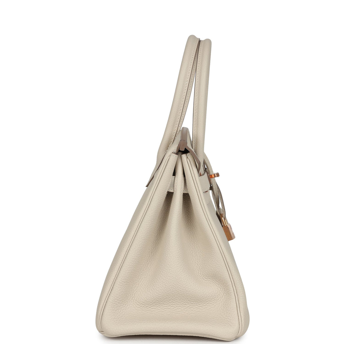 Hermes Birkin 30 Craie Togo Rose Gold Hardware