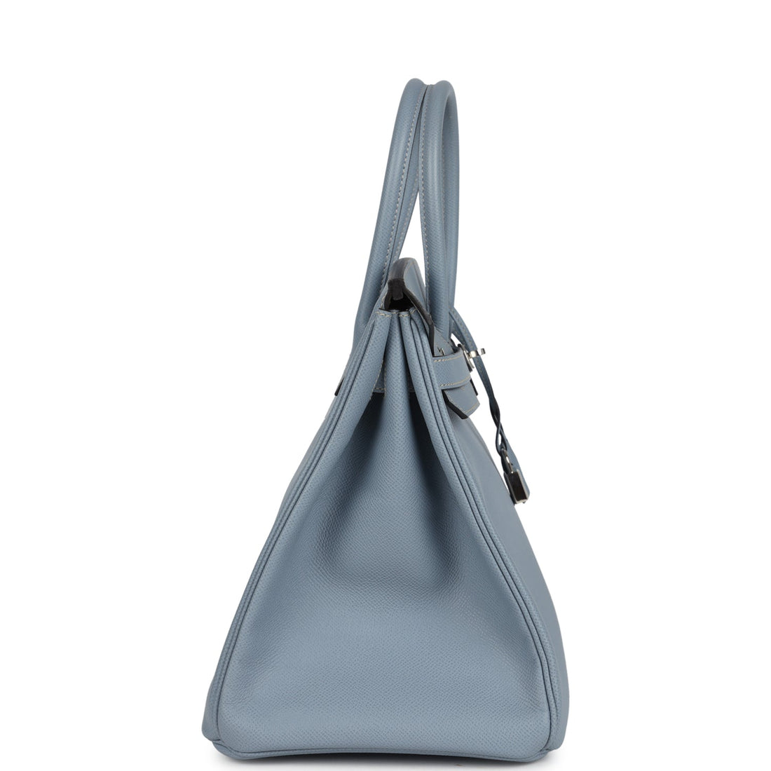 Hermes Birkin 35 Bleu Lin Epsom Palladium Hardware