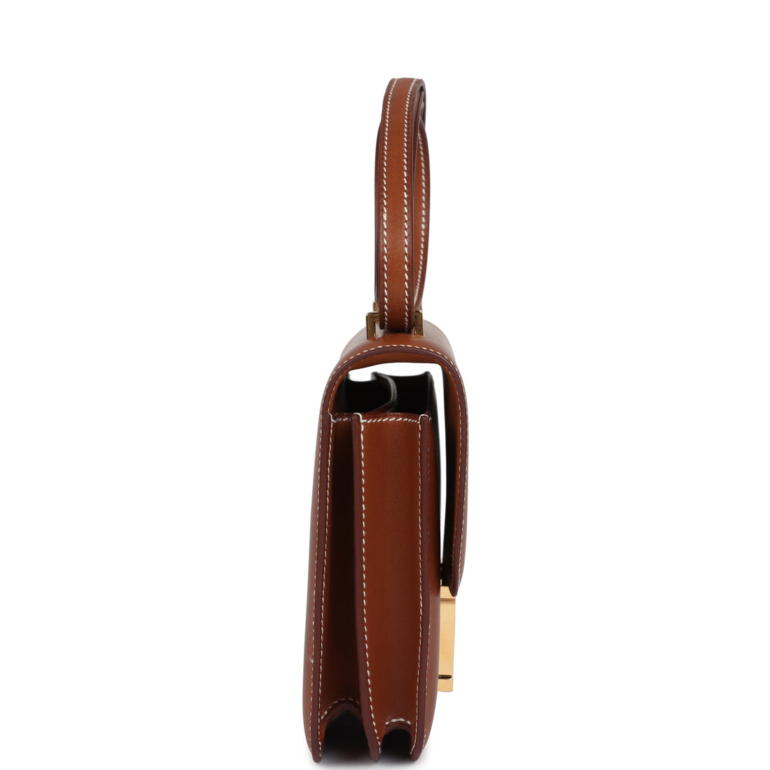 Hermes Constance 18 Fauve Barenia Gold Hardware
