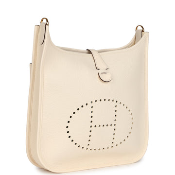 Hermes Evelyne III PM Nata Clemence Gold Hardware