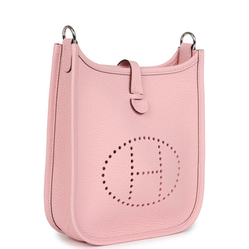 Hermes Evelyne TPM Rose Sakura Clemence Palladium Hardware