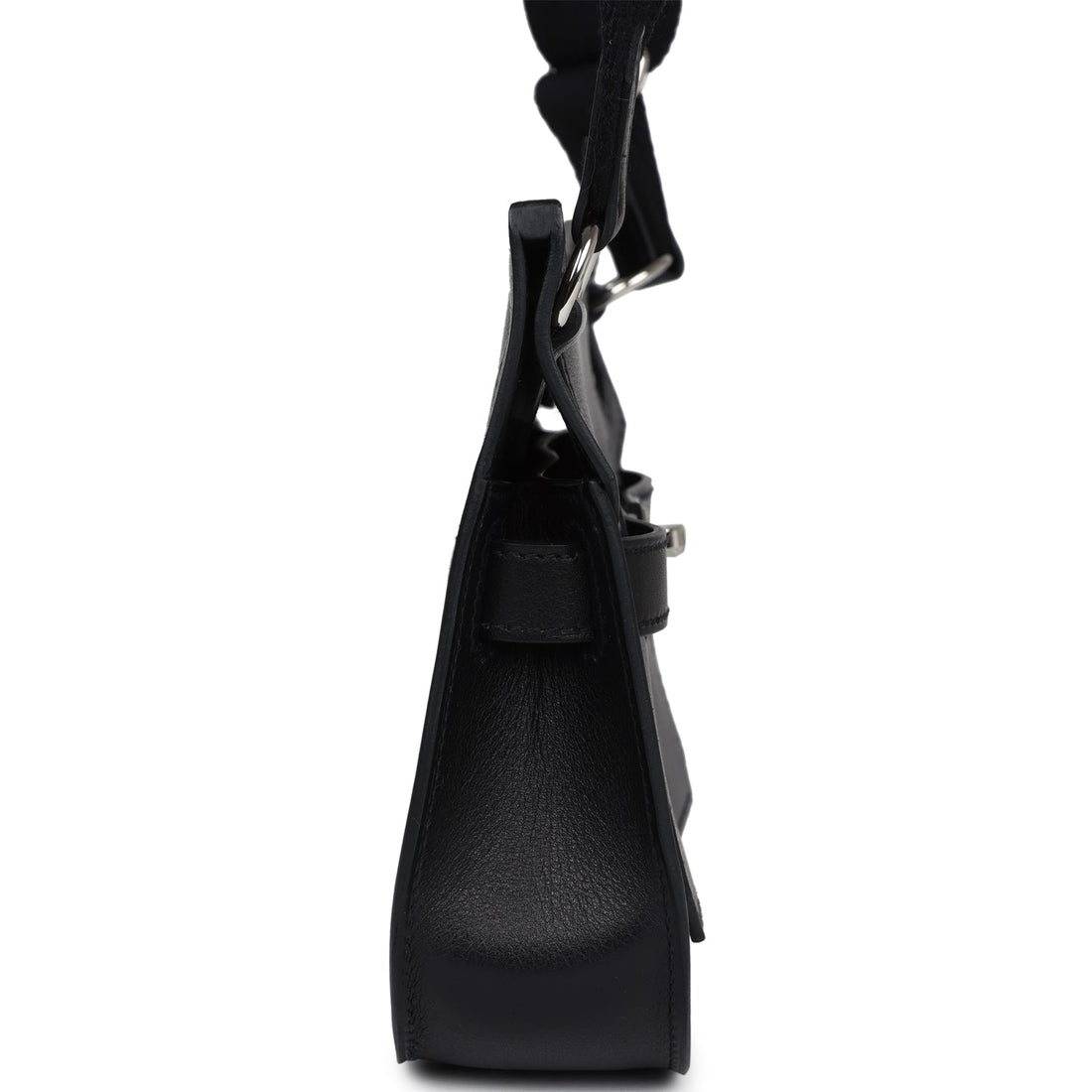 Hermes Jypsiere Mini Black Evercolor Palladium Hardware