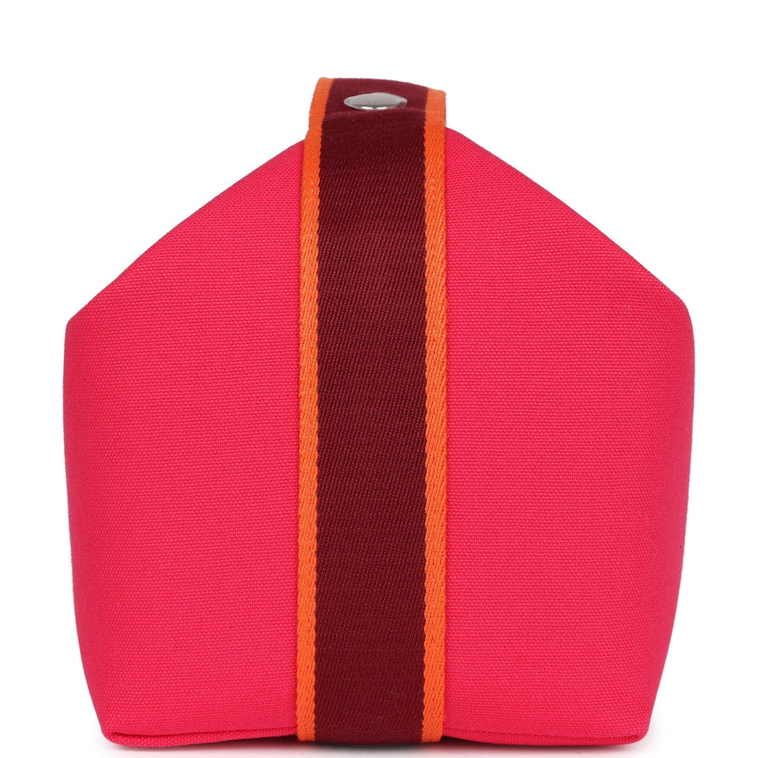 Hermes Bride-A-Brac GM Hibiscus Canvas Palladium Hardware