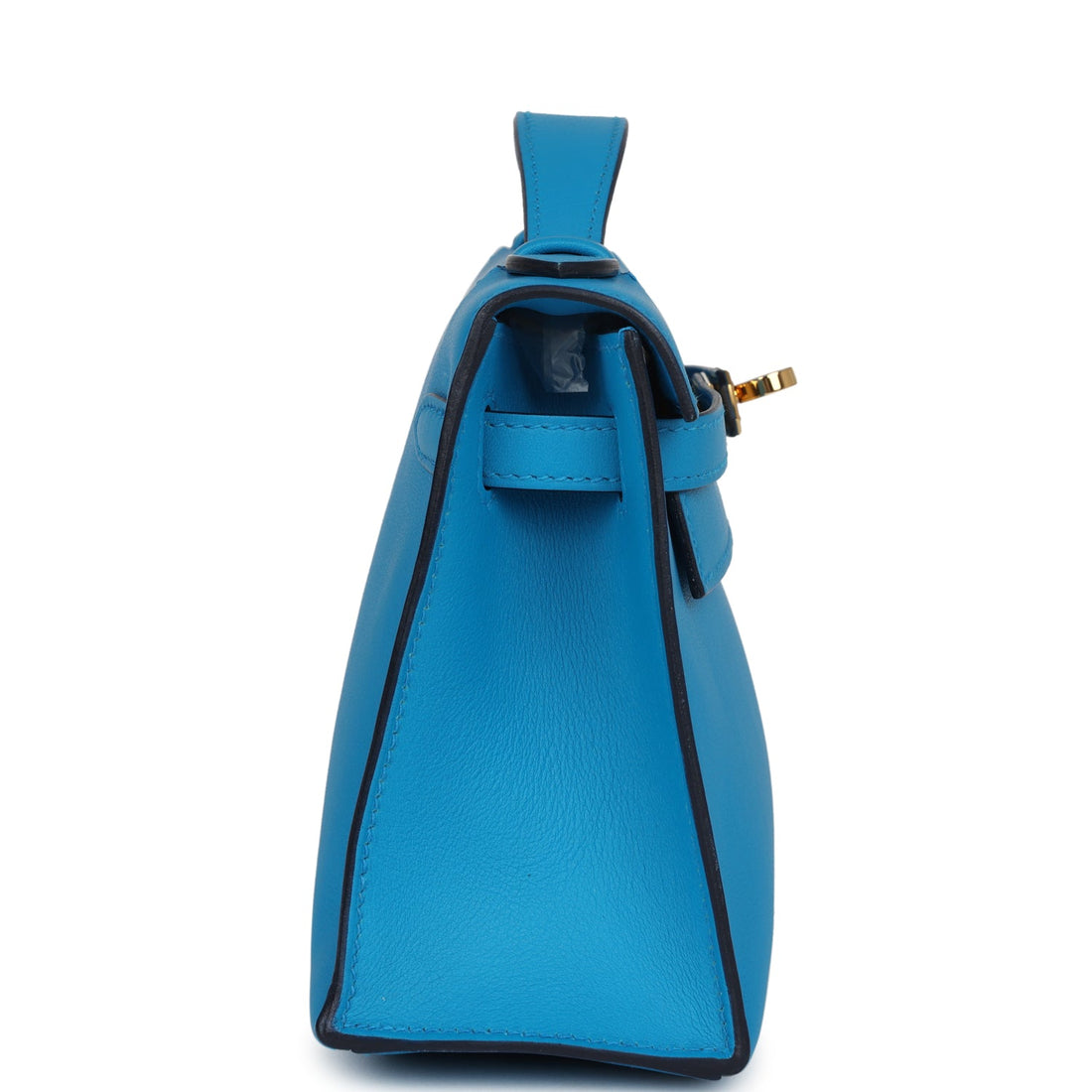 Hermes Kelly Pochette Bleu Frida Swift Gold Hardware
