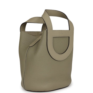 Hermes In-The-Loop 18 Sauge Clemence and Swift Gold Hardware
