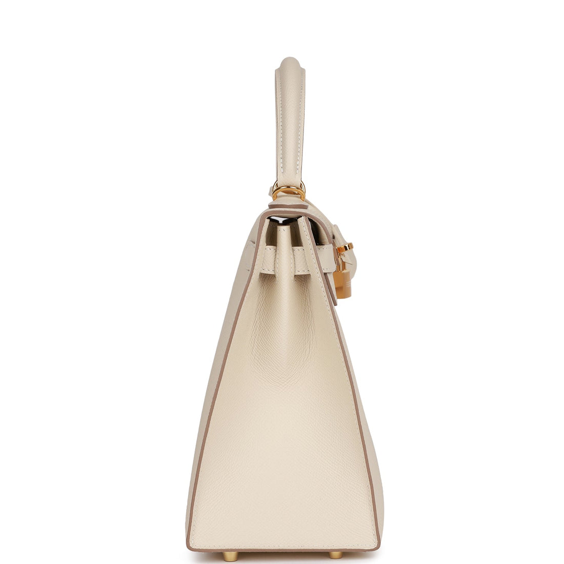 Hermes Sellier Kelly 28 Craie Epsom Gold Hardware