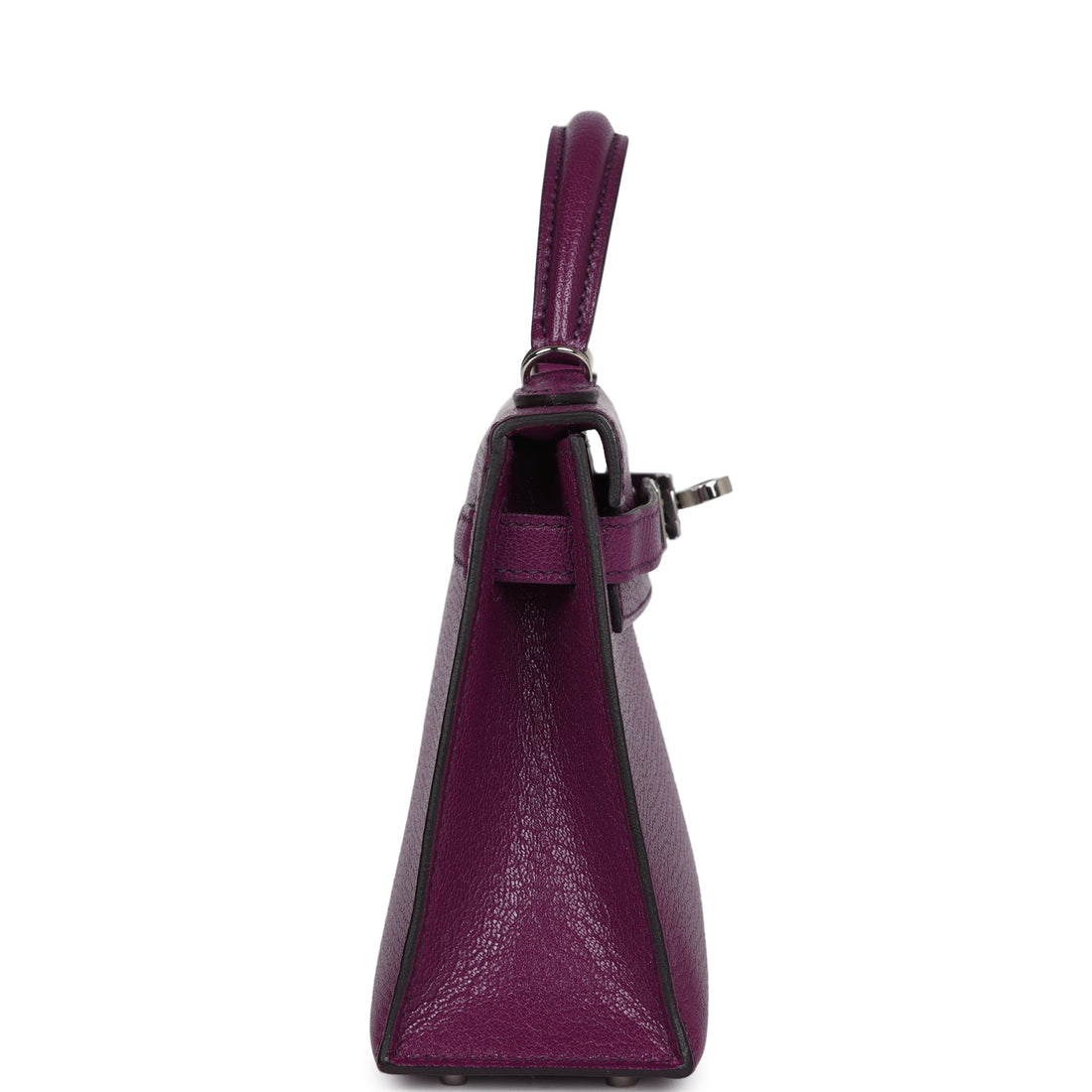 Hermes Kelly Sellier 20 Anemone Chevre Palladium Hardware