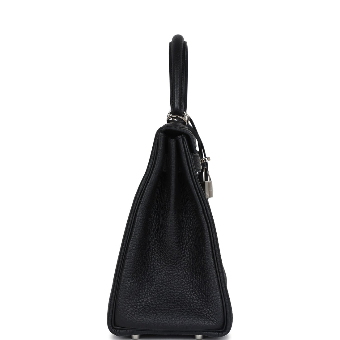 Hermes Kelly Retourne 28 Black Togo Palladium Hardware