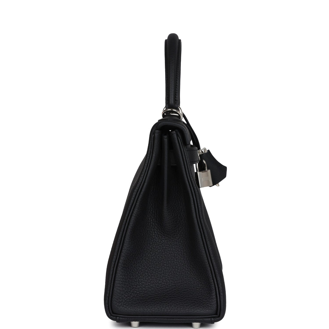 Hermes Kelly Retourne 28 Black Togo Palladium Hardware