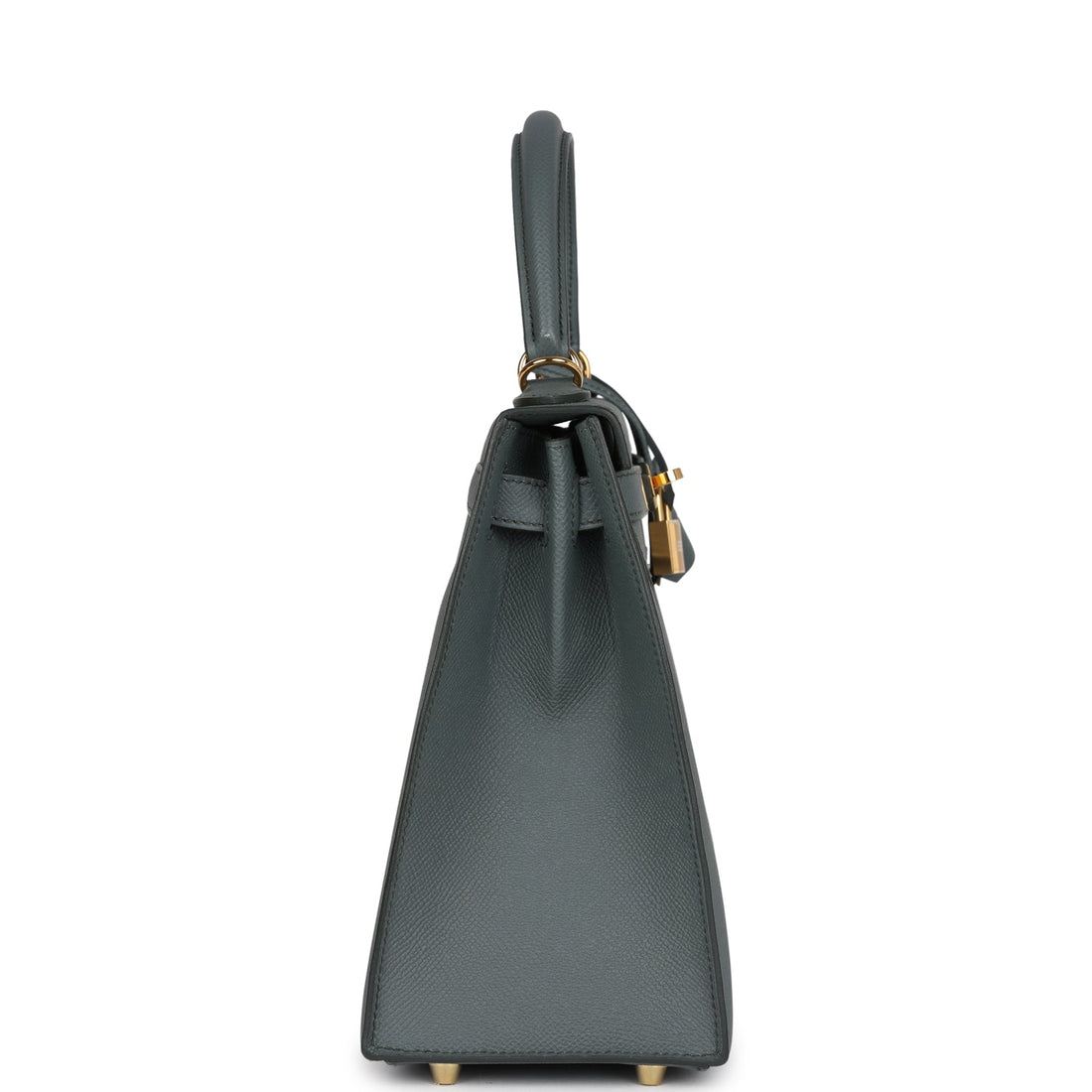 New Hermes Kelly Sellier 28 Vert Amande Epsom Gold Hardware